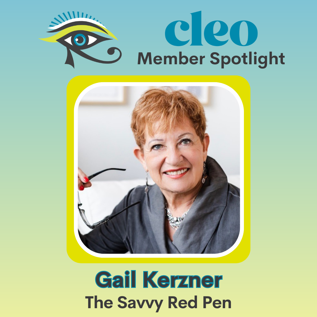 Gail Kerzner, The Savvy Red Pen Spotlight